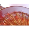 1970′ Paire de Vases Cristal Murano Rouge et Or Toso Signés | Biron 1970' Paire de Vases Cristal Murano Rouge et Or Toso Signés