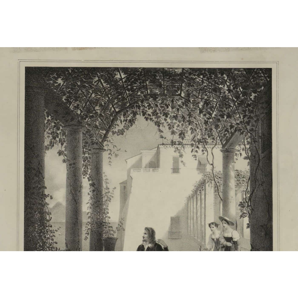 Lithographie, Gravure, Maison de Tasso Torquato | Biron Lithographie, Gravure, Maison de Tasso Torquato