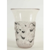 René Lalique Vase « Bornéo » Black Enemaled | Biron |||