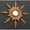 1950/70′ Miroir Soleil ,Bois Doré 102 cm | Biron |||||