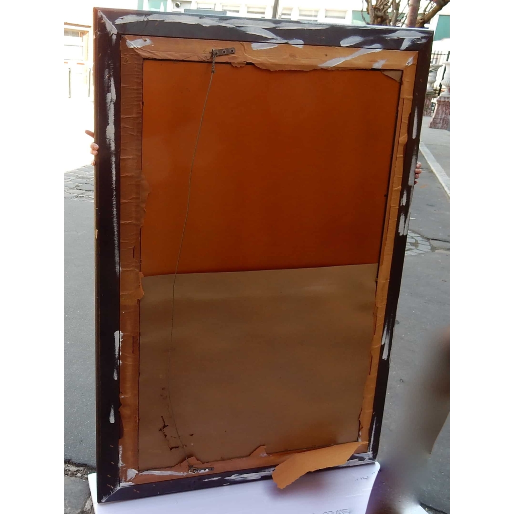 1970′ Miroir Venise Art Deco 107 X 152 CM | Biron 1970' Miroir Venise Art Deco 107 X 152 CM
