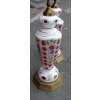 1950/60 Paire de Lampes Baccarat Overlay