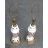 1950/60 Paire de Lampes Baccarat Overlay