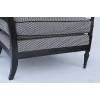 Paire de fauteuils de style Empire en laque noire, Maison Jansen, années 1940