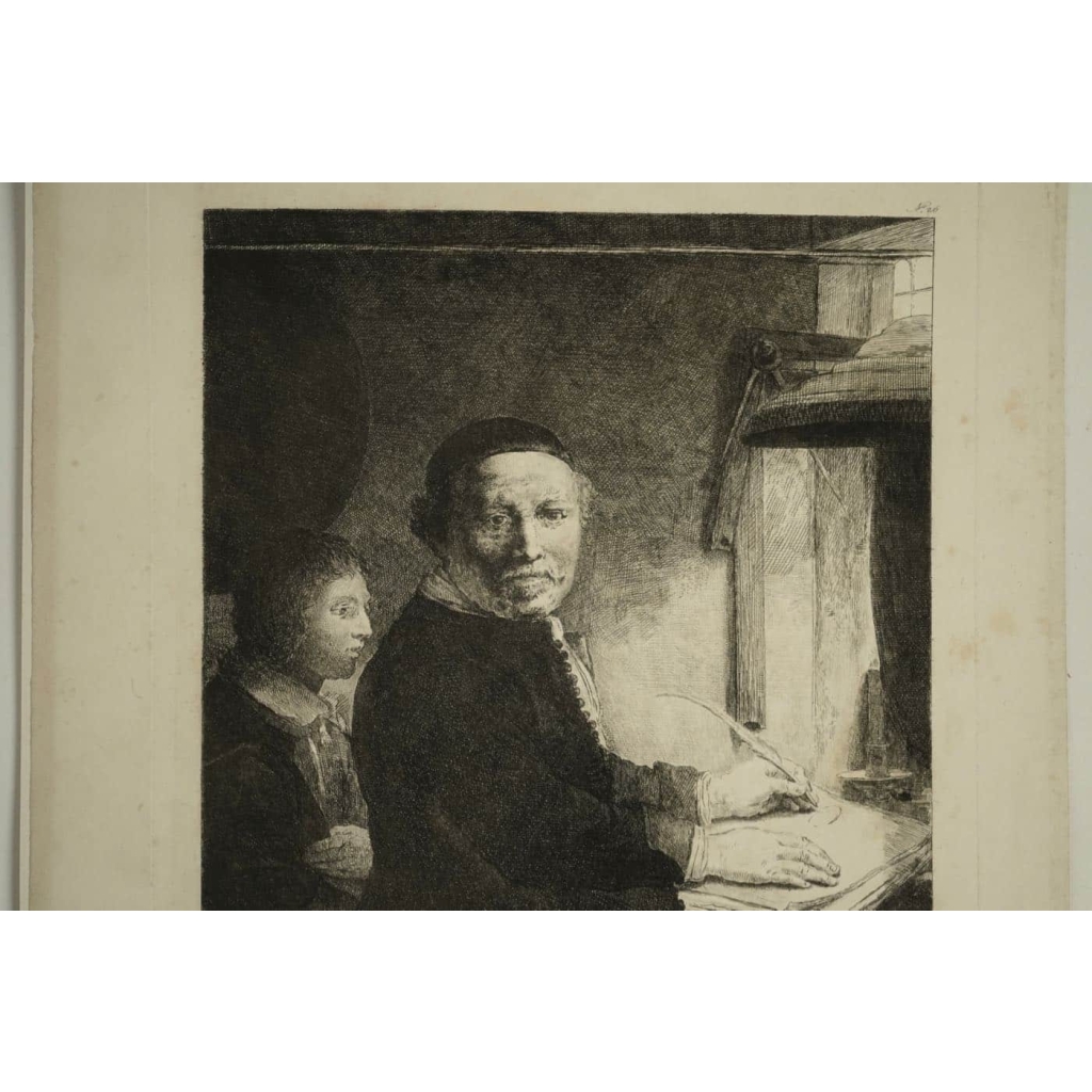 Gravure, XIXème Siècle, par Francesco Novellsine | Biron Gravure, XIXème Siècle, par Francesco Novellsine