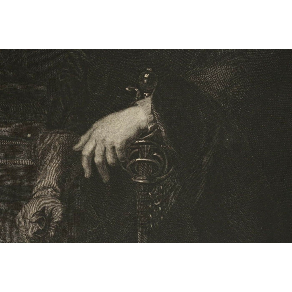 Gravure représentant le portrait de P.P.Rubens | Biron Gravure représentant le portrait de P.P.Rubens