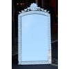 1880/1900′ Miroir Venise Vertical a Bulles et Fleurs 171 x 89,5 cm | Biron ||||||||||||
