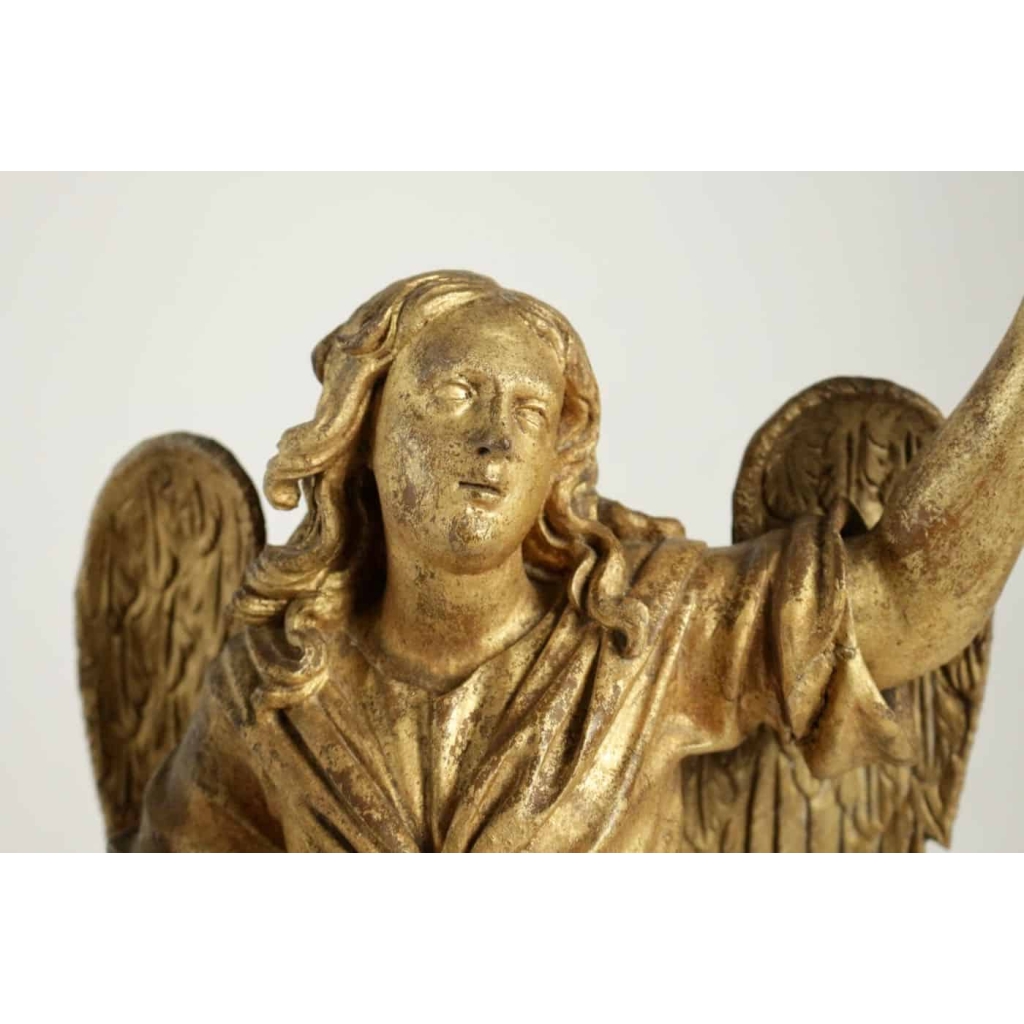 Paire d’anges céroféraires – Italie 17ème siècle | Biron Paire d’anges céroféraires – Italie 17ème siècle