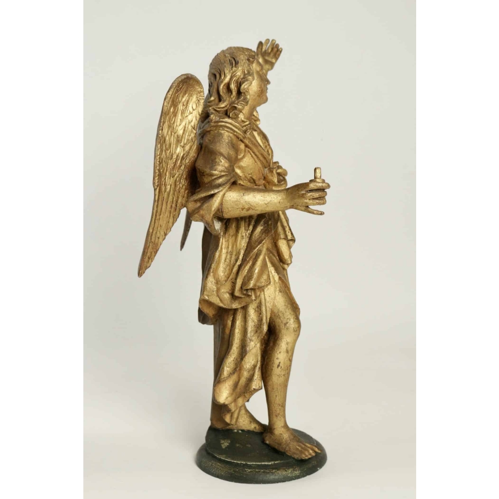 Paire d’anges céroféraires – Italie 17ème siècle | Biron Paire d’anges céroféraires – Italie 17ème siècle