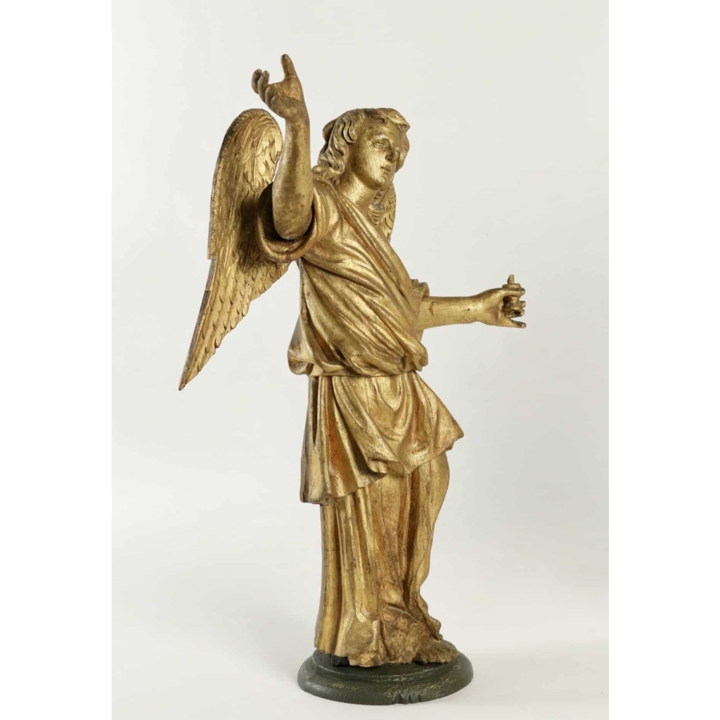 Paire d’anges céroféraires – Italie 17ème siècle | Biron Paire d’anges céroféraires – Italie 17ème siècle
