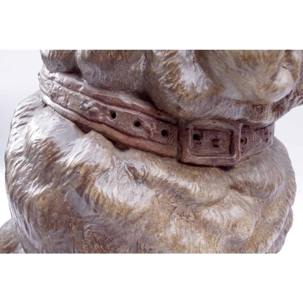 Paire de chiens bouledogue en céramique polychrome, travail anglais, XIXème siècle | Biron Paire de chiens bouledogue en céramique polychrome, travail anglais, XIXème siècle