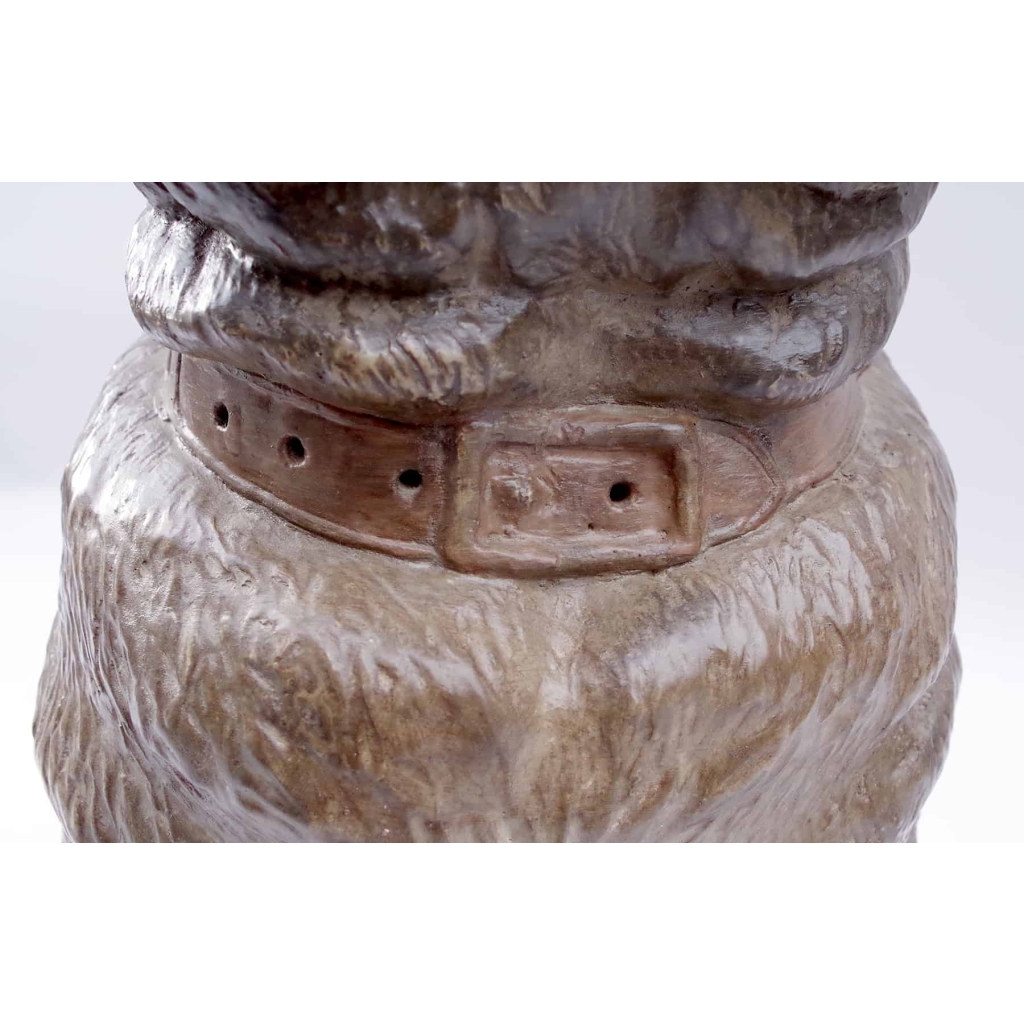 Paire de chiens bouledogue en céramique polychrome, travail anglais, XIXème siècle | Biron Paire de chiens bouledogue en céramique polychrome, travail anglais, XIXème siècle