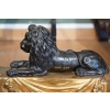 Paire de chenets en bronze ciselé de style Louis XVI