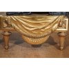 Paire de chenets en bronze ciselé de style Louis XVI