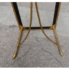 1950/70′ Table Basse en Bronze Doré Décor Palmier Maison Charles 112 X 48 cm | Biron 1950/70' Table Basse en Bronze Doré Décor Palmier Maison Charles 112 X 48 cm