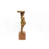 Paire de consoles représentant des putti, bois doré, fin XIXème siècle | Biron Paire de consoles représentant des putti, bois doré, fin XIXème siècle