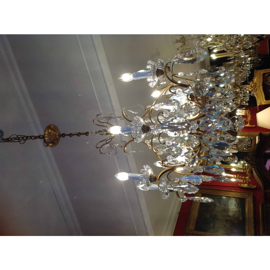 Lustre cage Baccarat | Biron Lustre cage Baccarat