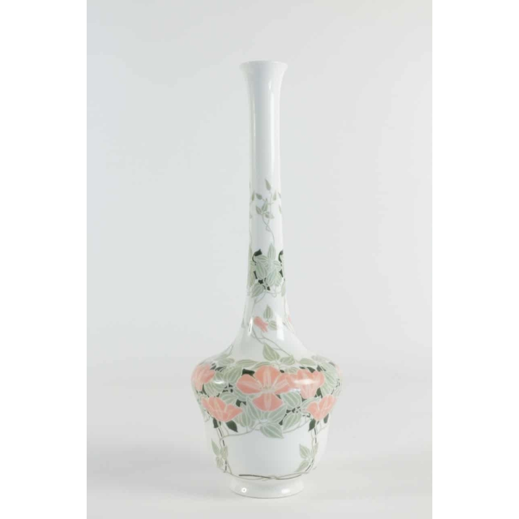 Vase col cigogne en porcelaine de Sèvres – céramique art nouveau | Biron |||||||