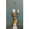 Paire De Candélabres De Style Louis XVI Formant Lampes. XIX ème. | Biron Paire De Candélabres De Style Louis XVI Formant Lampes. XIX ème.