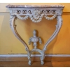 Console De Style Louis XV En Bois Peint Du XIX ème Siècle