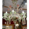 Murano Lustre Ancien de Venise 20ème Siècle 8 Lumières | Biron Murano Lustre Ancien de Venise 20ème Siècle 8 Lumières