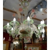 Murano Lustre Ancien de Venise 20ème Siècle 8 Lumières | Biron Murano Lustre Ancien de Venise 20ème Siècle 8 Lumières