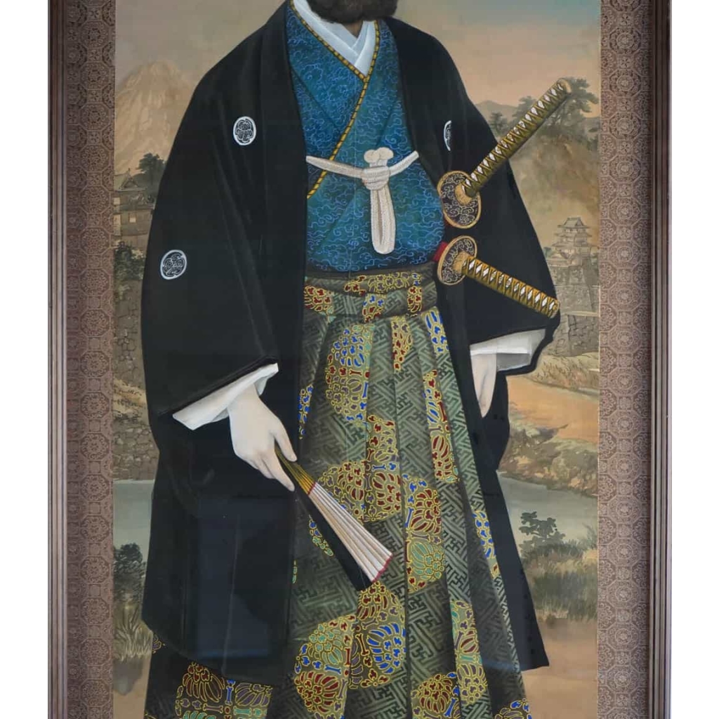 Portrait de Léon ROCHES (1809-1901) école japonaise fin 19e siècle | Biron Portrait de Léon ROCHES (1809-1901) école japonaise fin 19e siècle