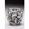 René LALIQUE Vase « Tourbillons » émaillé noir dit aussi « Volutes en relief » | Biron René LALIQUE Vase "Tourbillons" émaillé noir dit aussi "Volutes en relief"