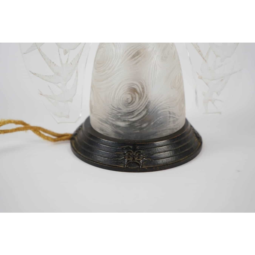 René Lalique "Hirondelles " Veilleuse