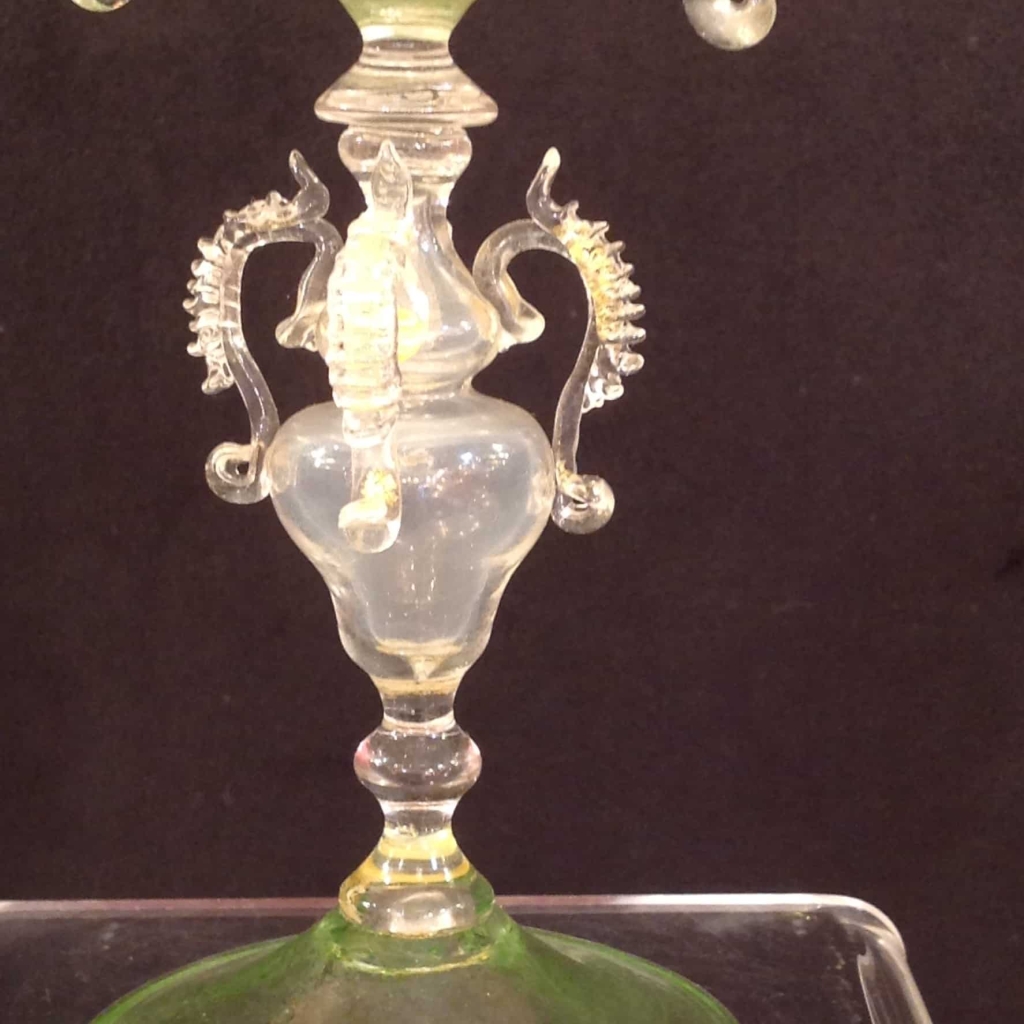 Verre Venise 19em Ghiaccio Vert | Biron Verre Venise 19em Ghiaccio Vert