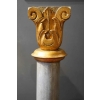 Paire de colonnes en bois polychrome 19e siècle | Biron Paire de colonnes en bois polychrome 19e siècle