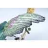 Paire de lampes oiseaux de style Meissen, monture en bronze doré, époque 1900