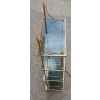 1970' Etagere A 4 Niveaux En Bronze Maison Bagués Avec Frontispice