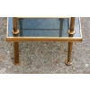 1970' Etagere A 4 Niveaux En Bronze Maison Bagués Avec Frontispice