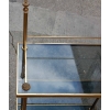 1970' Etagere A 4 Niveaux En Bronze Maison Bagués Avec Frontispice