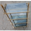 1970' Etagere A 4 Niveaux En Bronze Maison Bagués Avec Frontispice
