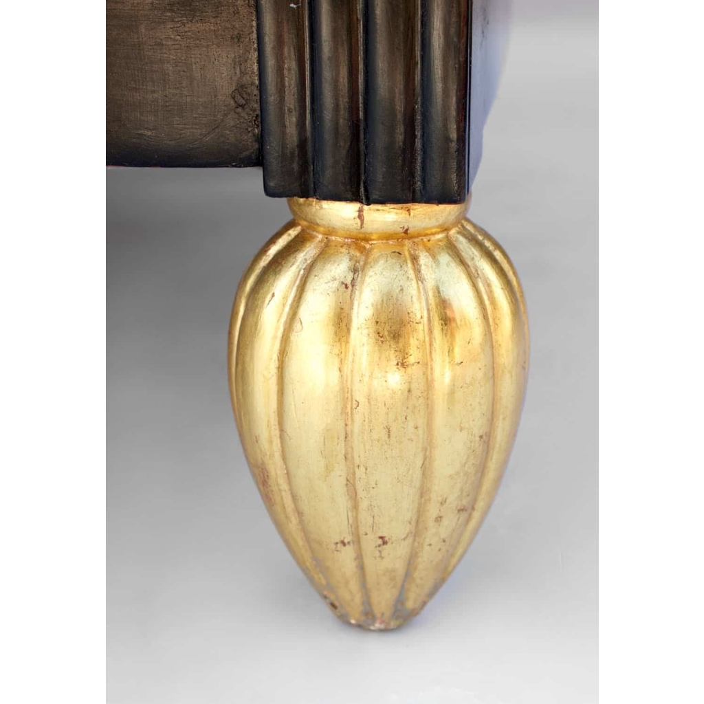 Paire de fauteuils gondole, dans le gout de Maurice Dufrêne, Années 1920-1930