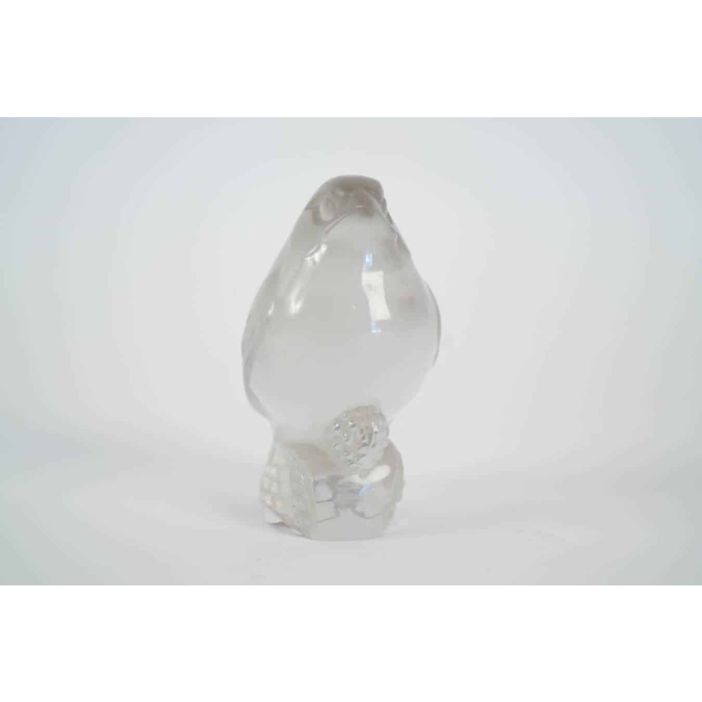 LALIQUE RENÉ (1860-1945) Paire de moineaux décoratifs « Bellecour » | Biron LALIQUE RENÉ (1860-1945) Paire de moineaux décoratifs "Bellecour"