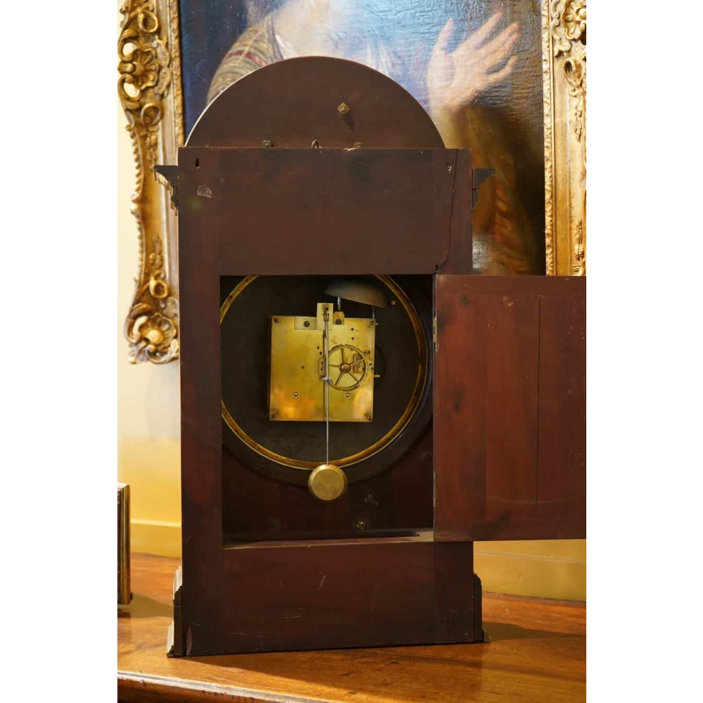 Pendule Cartel en acajou du XIXème