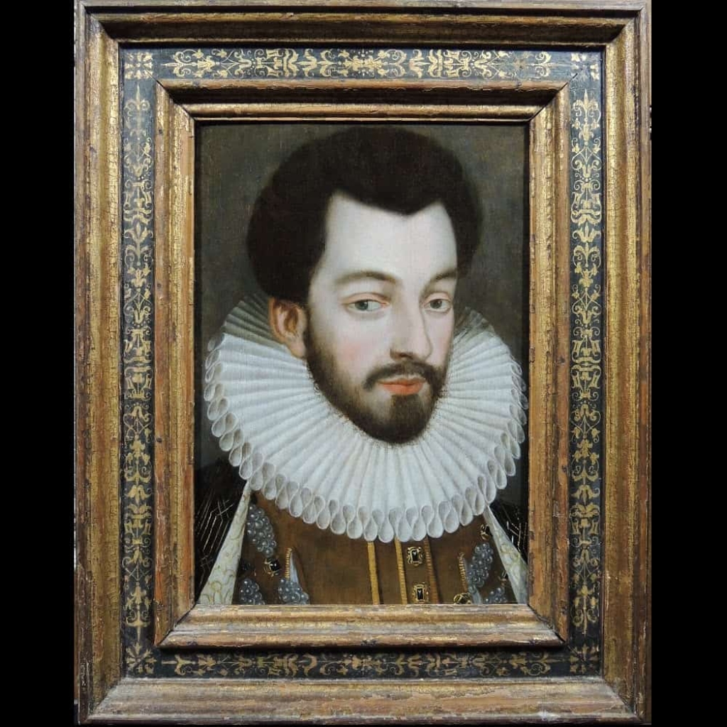 Henri III et Paul Stuart de Caussade – École de François Clouet fin XVIe siècle