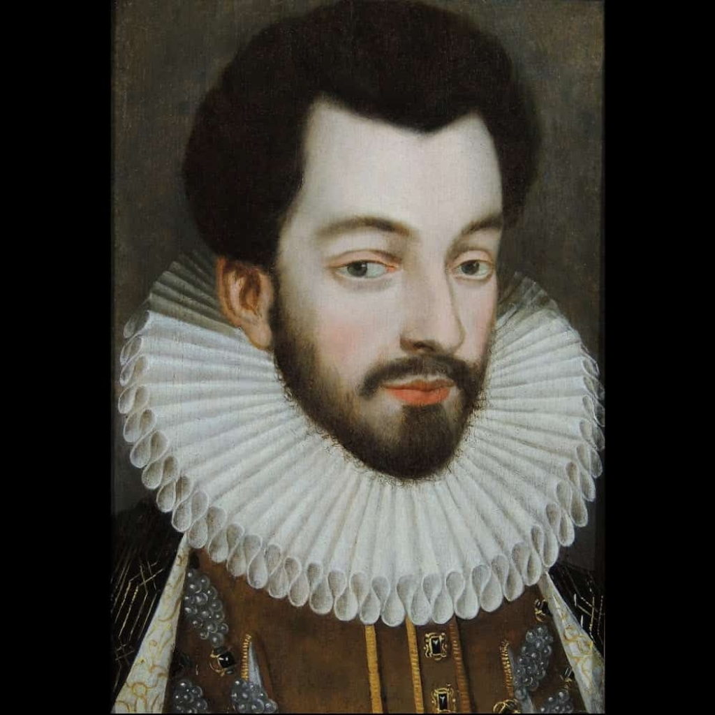 Henri III et Paul Stuart de Caussade – École de François Clouet fin XVIe siècle