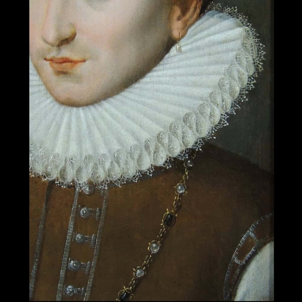 Henri III et Paul Stuart de Caussade – École de François Clouet fin XVIe siècle