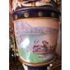 Grand vase de sèvres, anses en porcelaine, signé, Lucot. Ref: 305. | Biron Grand vase de sèvres, anses en porcelaine, signé, Lucot. Ref: 305.