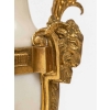 Paire de candélabres marbre blanc et bronze doré XIXème siècle | Biron Paire de candélabres marbre blanc et bronze doré XIXème siècle