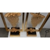 1970' Paire de Lampes a la Grappe de Raisin