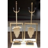 1970' Paire de Lampes a la Grappe de Raisin