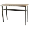 Console, Art Moderne, Acier peint et Marbre | Biron |||||||