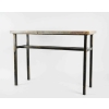 Console, Art Moderne, Acier peint et Marbre | Biron Console, Art Moderne, Acier peint et Marbre
