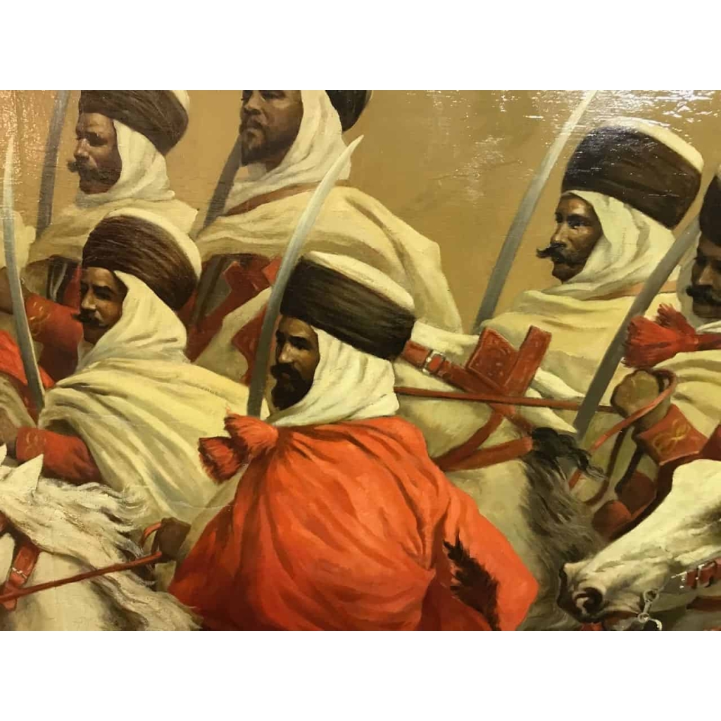 Peinture sur toile "Le panthéon de la guerre", Goumiers (1918). Ref: 3