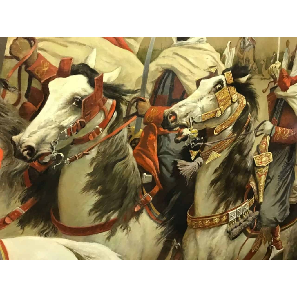 Peinture sur toile "Le panthéon de la guerre", Goumiers (1918). Ref: 3